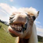 Horse Grinding Teeth